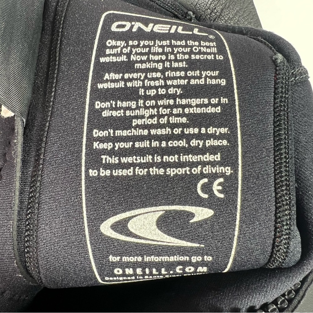 O’Neill Reactor 3/2 Youth Wetsuit Size 8 - Picture 11 of 14